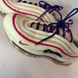 Nike Air Max 97 with Purple and Red Accents